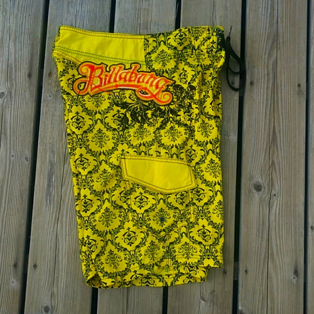 Embroidered Billabong trunks